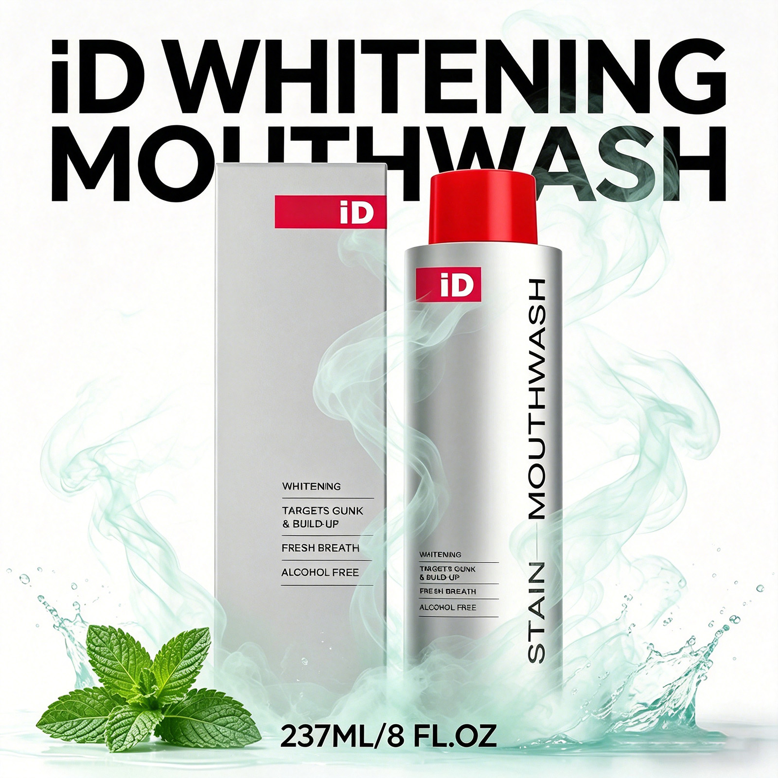 Whitening Mouthwash - Nuevo Enjuague Bucal Blanqueador de Manchas