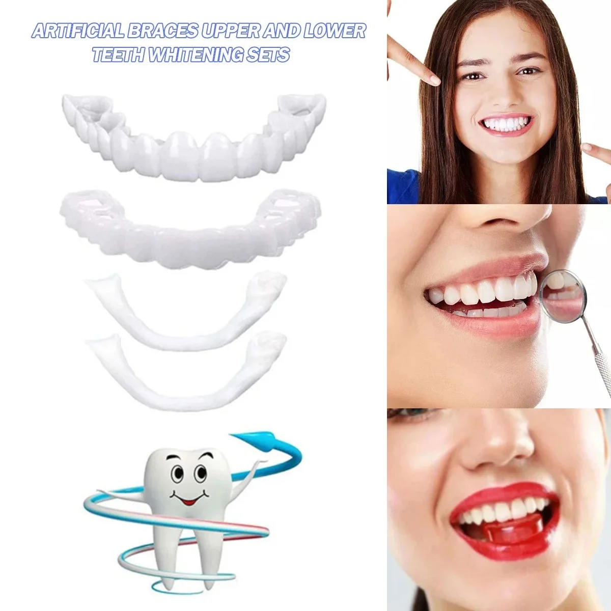Teeth Whitening For Braces - Carillas Dentales, Blanqueamiento Dental, Dentaduras Postizas