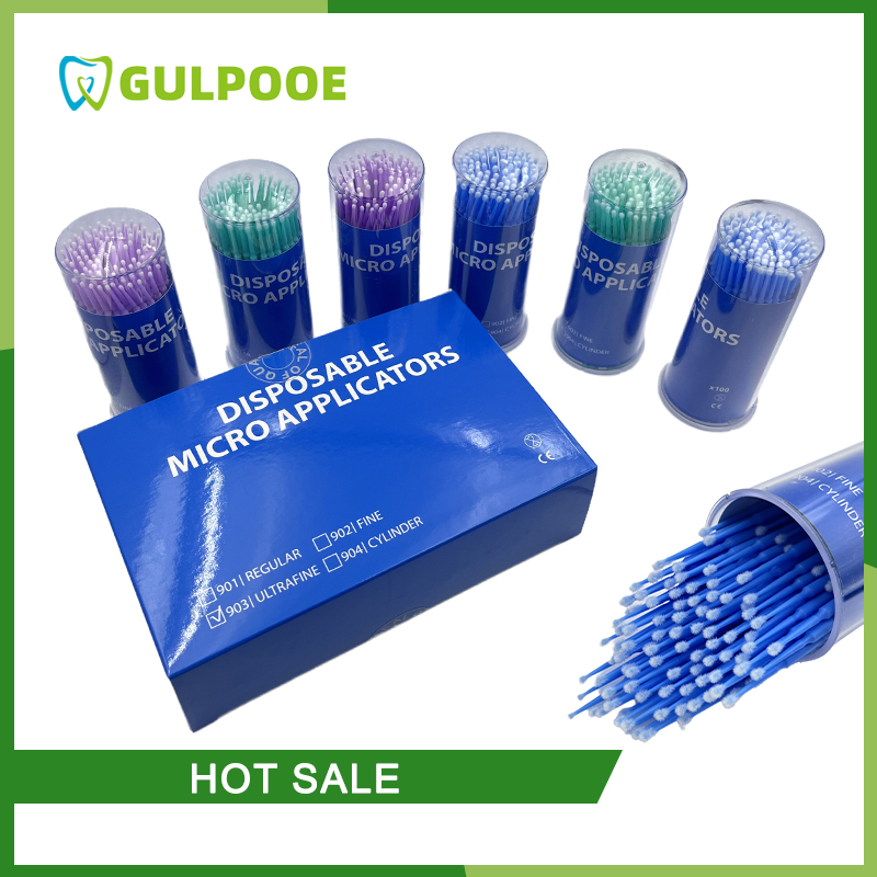 Teeth Whitening Professional - GULPOOE-microcepillo desechable, aplicadores de microcepillo Dental,