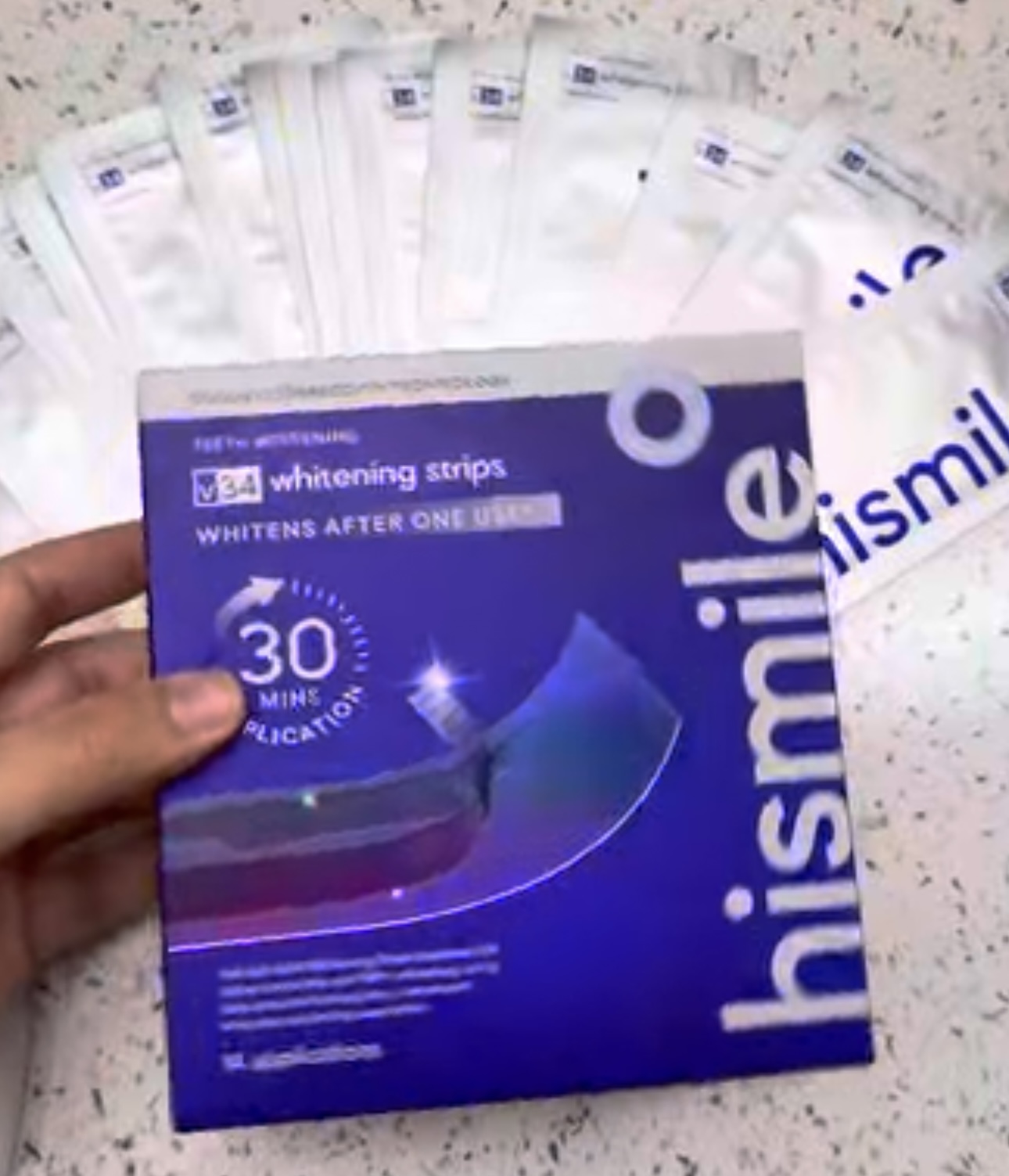 Whitening Mouthwash - Tiras Blanqueadoras de Dientes Hismile V34