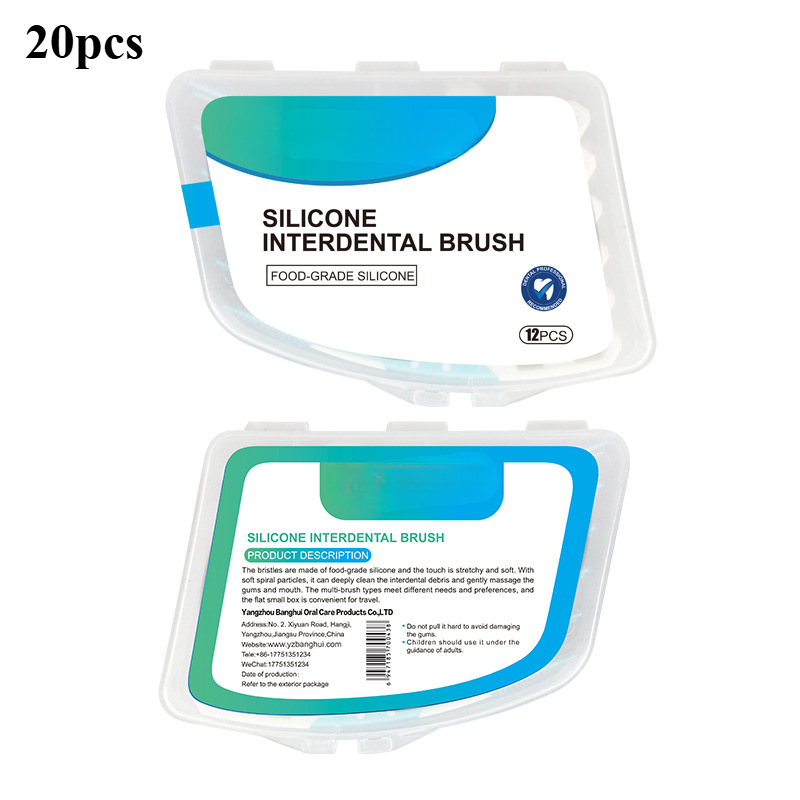 Teeth Whitening Gels - Cepillo de dientes Interdental de silicona,