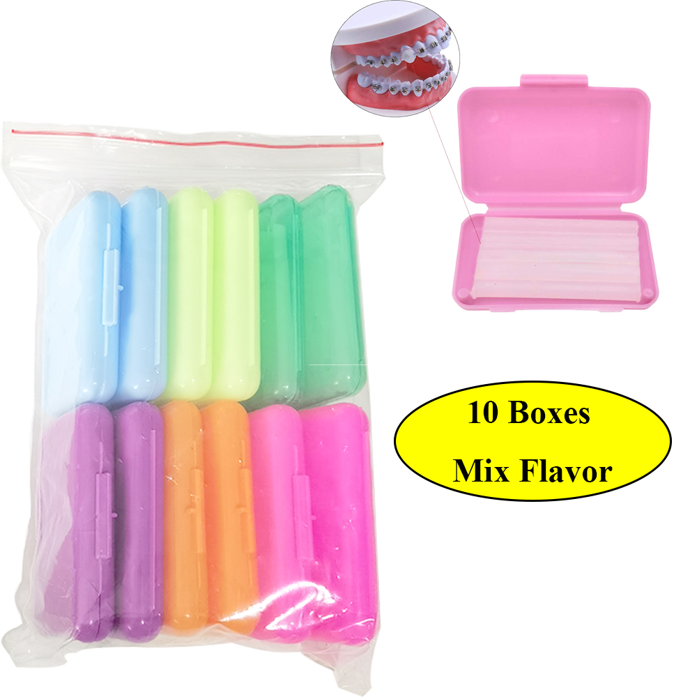 Teeth Whitening For Braces - 10 cajas de cera de alivio