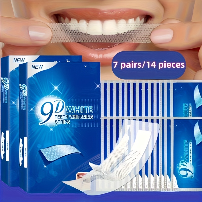 Teeth Whitening Gels - 1 caja (14 uds) tiras de