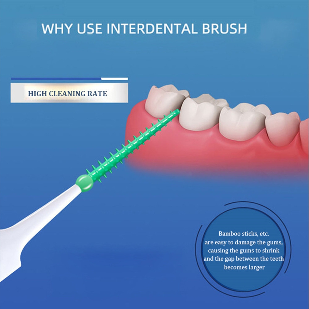 40 ~ 150 Uds cepillo Interdent - Teeth Whitening For Braces reseña y precio
