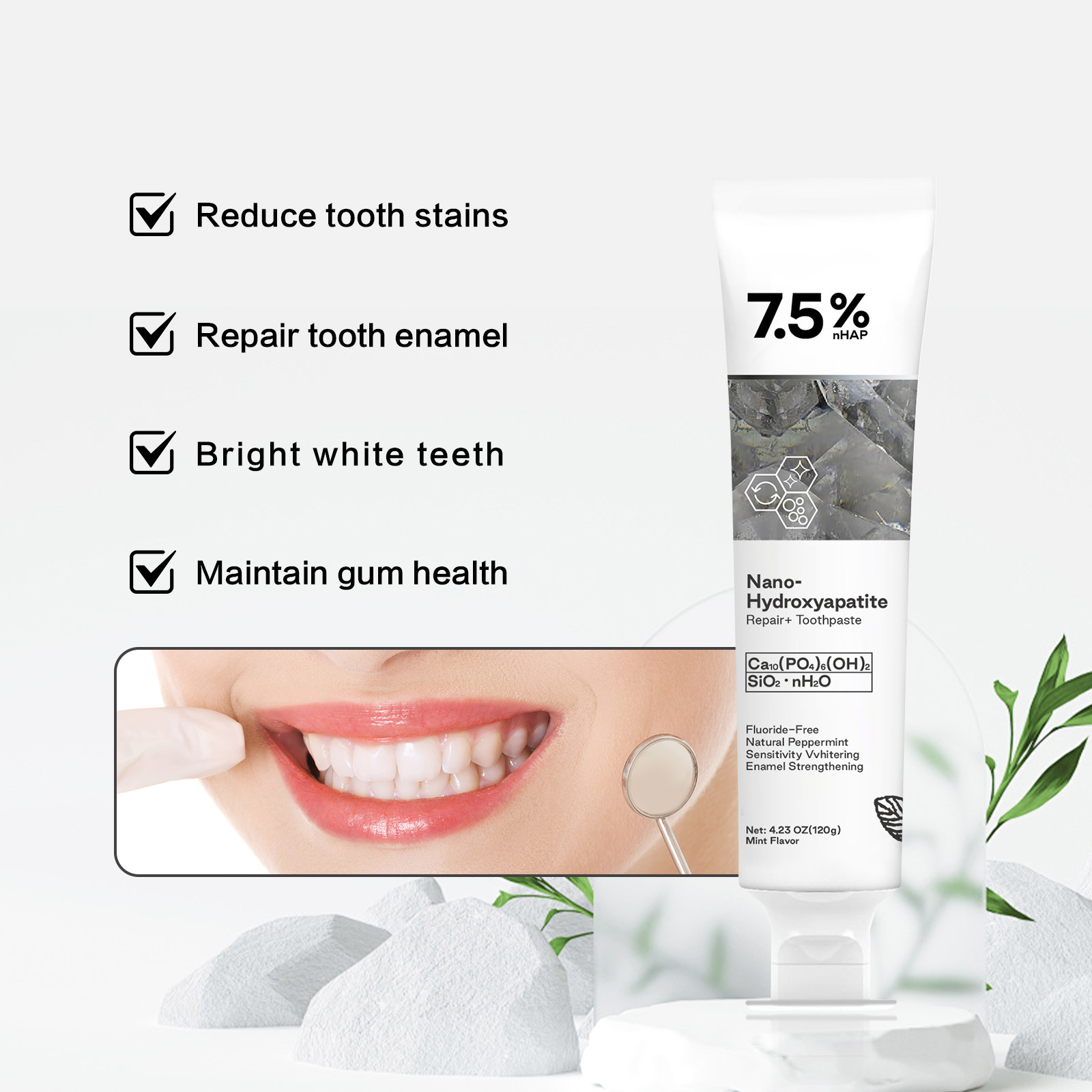 Pasta Dental con Nano Hidroxia - Teeth Whitening With Hydrogen Peroxide reseña y precio