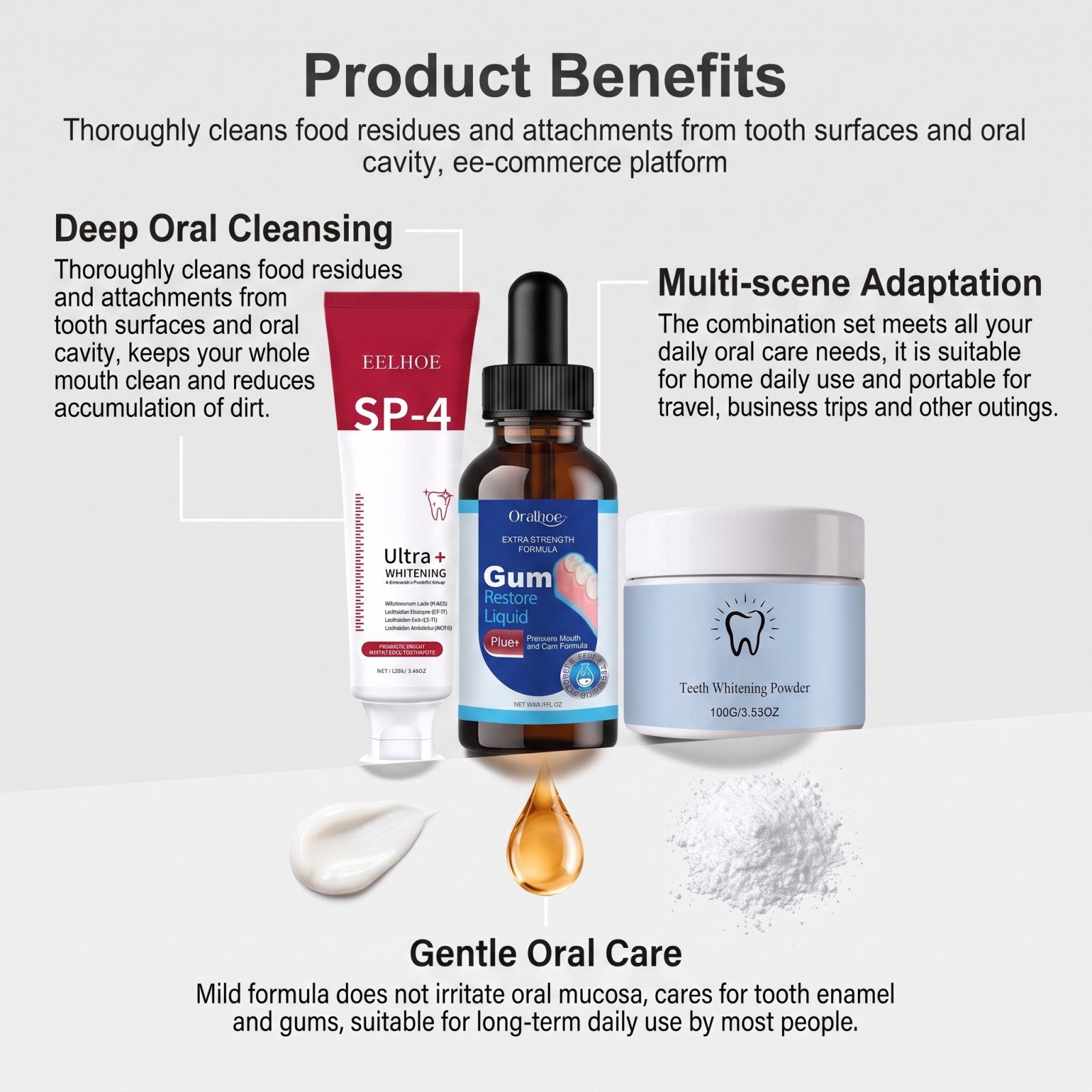Set de Cuidado Bucal, Pasta De - Teeth Whitening Singapore reseña y precio