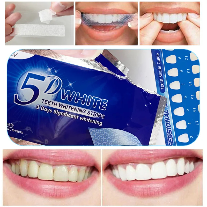 1-12 Piezas de Tiras Blanquead - Teeth Whitening Gels reseña y precio