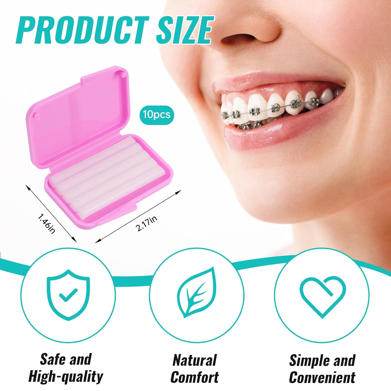 10 cajas de cera de alivio de  - Teeth Whitening For Braces reseña y precio