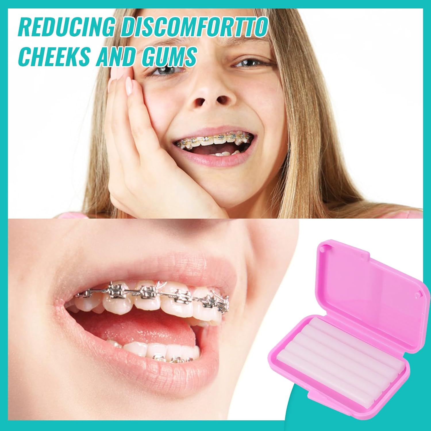 10 cajas de cera de alivio de  - Teeth Whitening For Braces reseña y precio