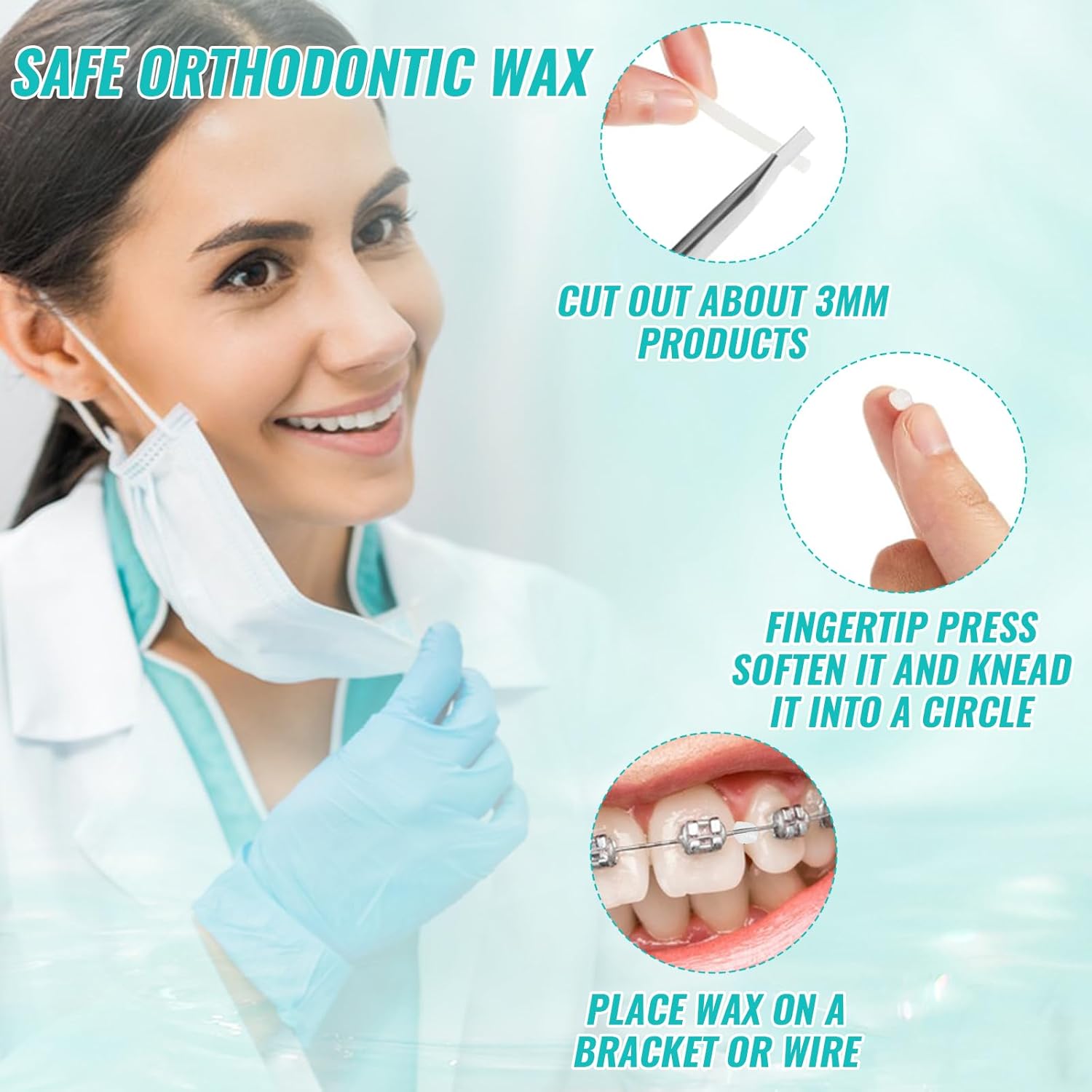 10 cajas de cera de alivio de  - Teeth Whitening For Braces reseña y precio