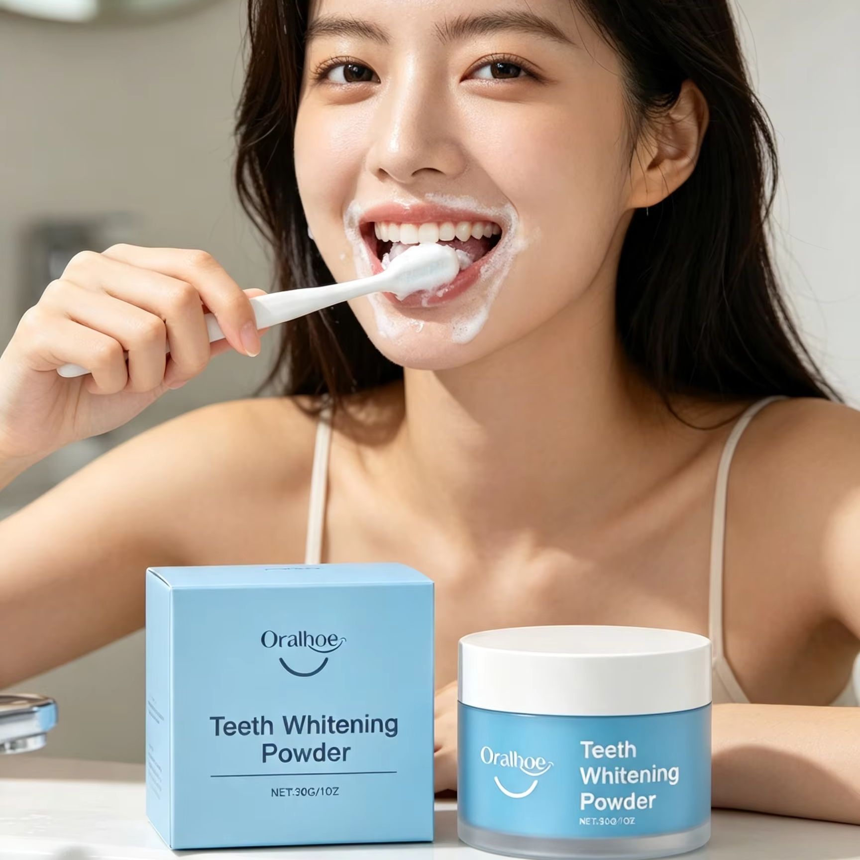 Polvo Dental Oralhoe para Cepi - Teeth Whitening Singapore reseña y precio