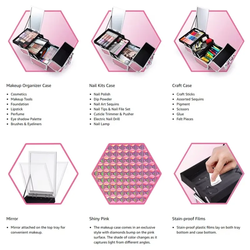 Estuche de Almacenamiento de C - Teeth Whitening Logo reseña y precio