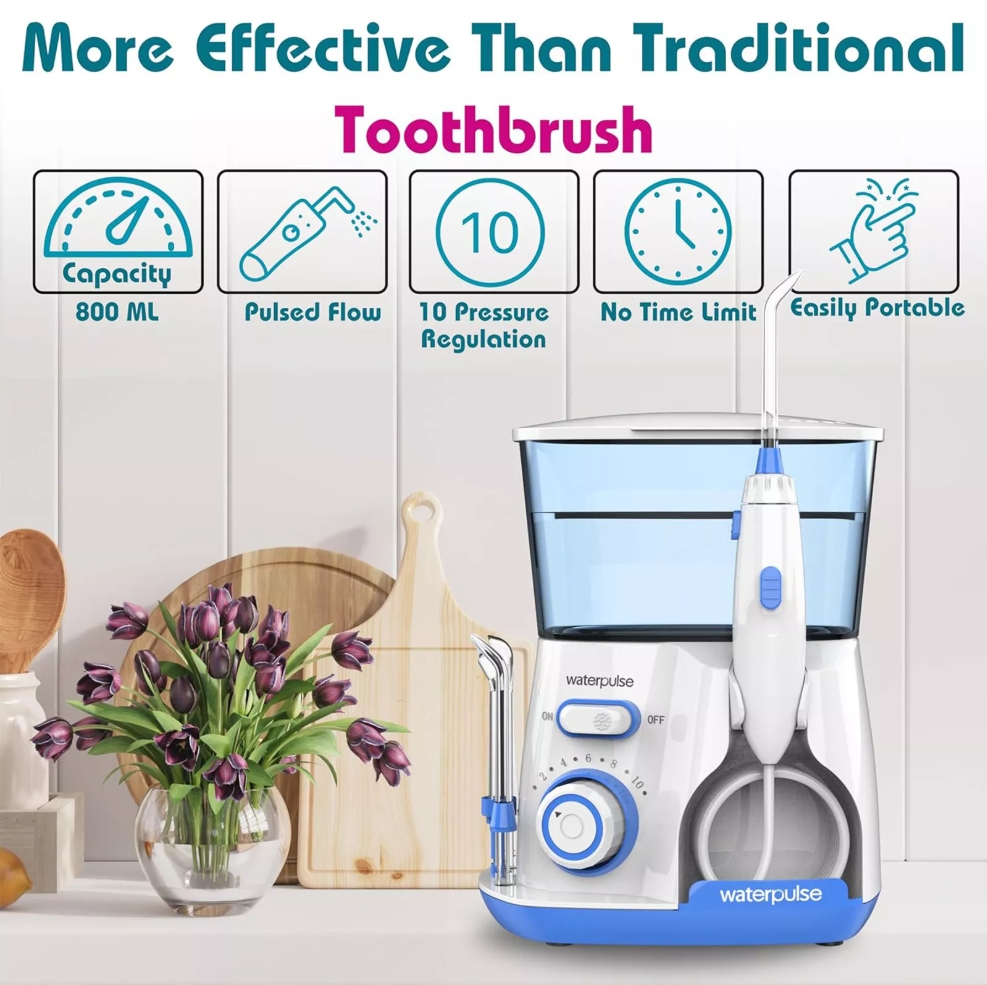 Waterpulse V300-irrigador Oral - Teeth Whitening For Braces reseña y precio
