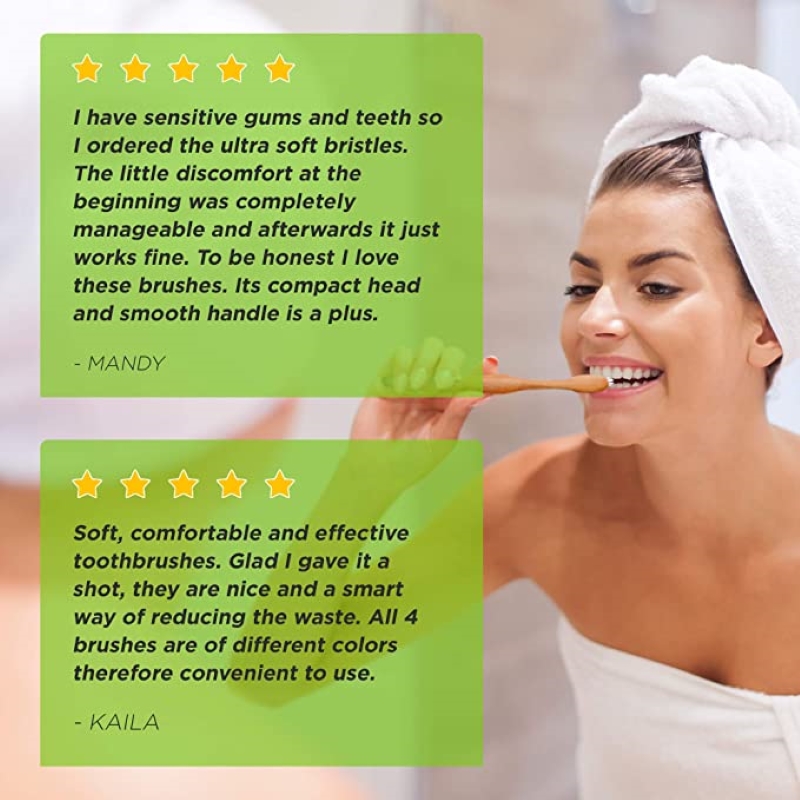 Juego de 50/100 Cepillos de Di - Teeth Whitening Logo reseña y precio