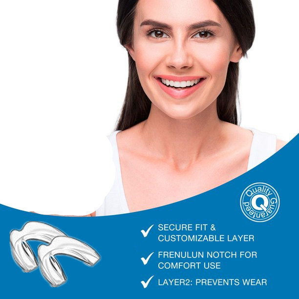 Protector de boca para higiene - Teeth Whitening Logo reseña y precio
