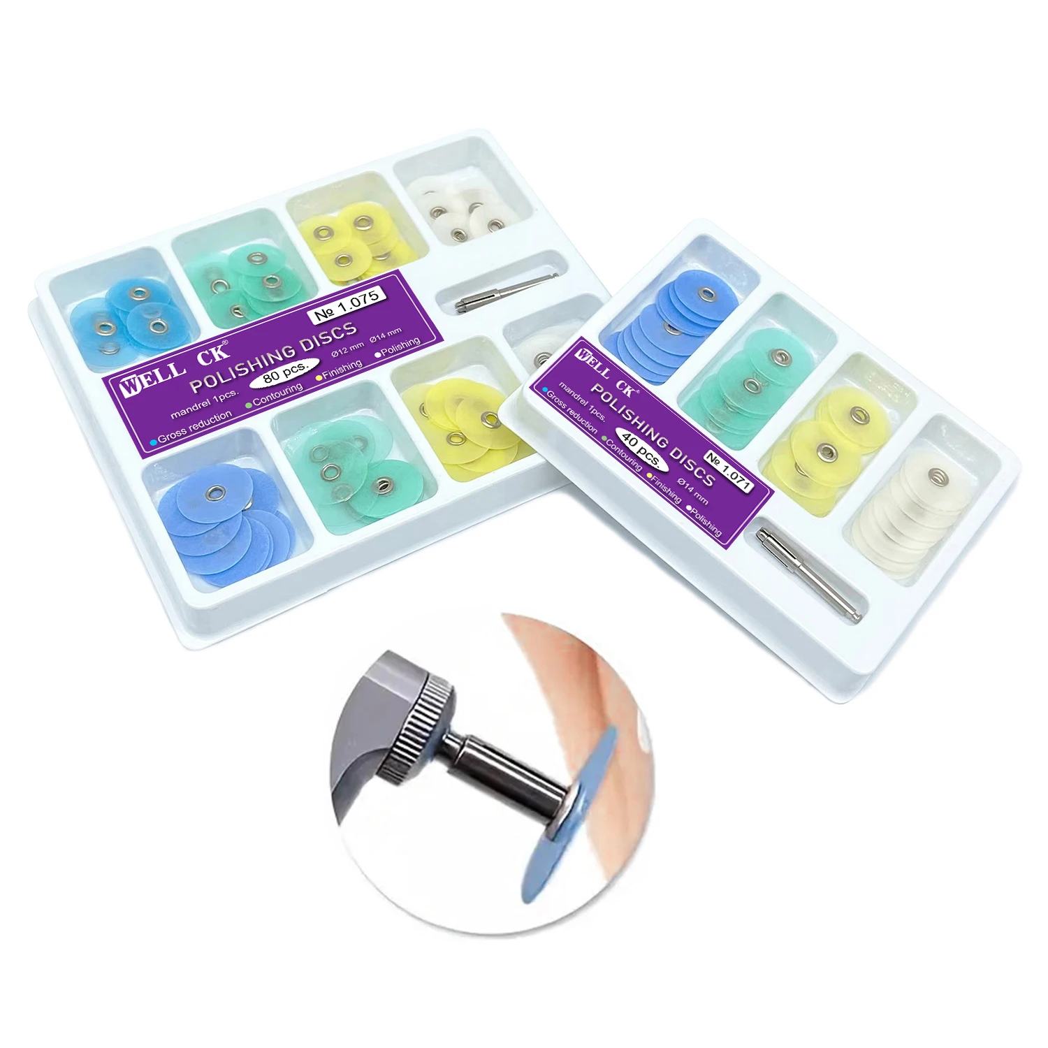 WELLCK-discos de Pulido Dental - Teeth Whitening Professional reseña y precio