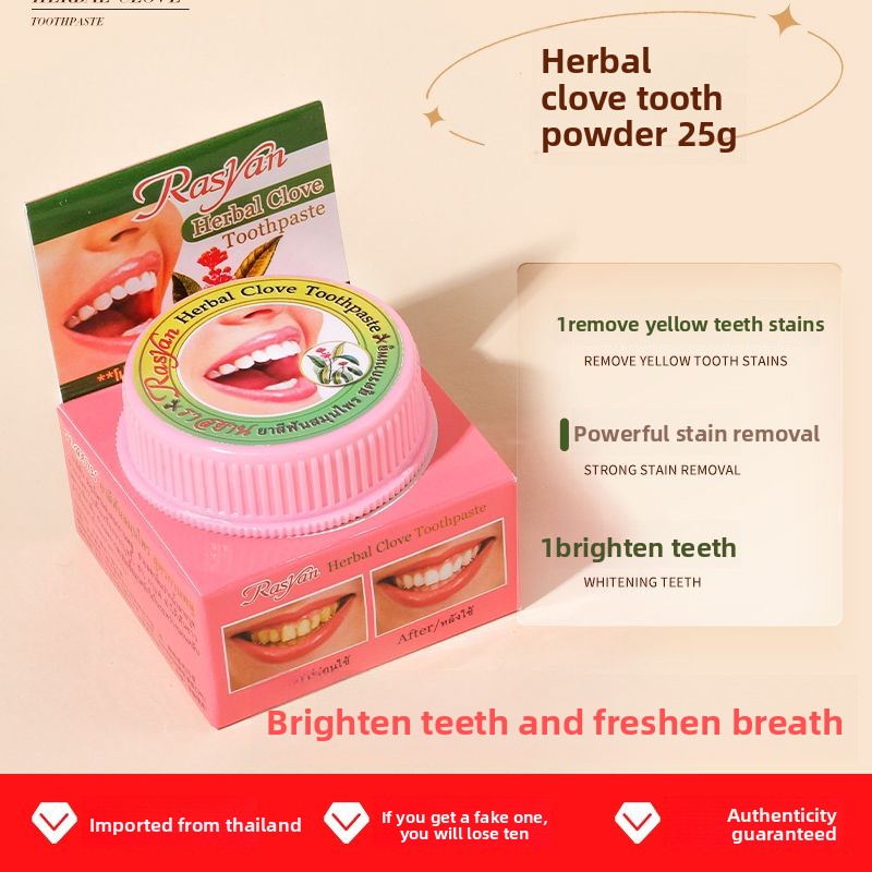 Polvo Dental Tailandés de Clav - Teeth Whitening Singapore reseña y precio